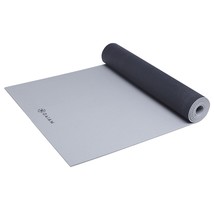 Gaiam Athletic Yoga Series dynaMAT Xtra-Wide Mat, Black/Gray, 5mm - £48.46 GBP