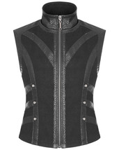 Punk Rave Men&#39;s Dieselpunk, Gothic, Steampunk, Faux Leather Vest - £65.03 GBP