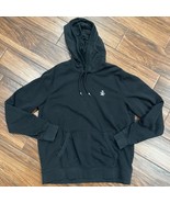 Original Penguin Men&#39;s Medium Black Pullover Hoodie Classic Logo Sweatshirt - $17.60