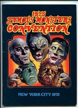 Famous Monsters Convention Program NYC 1975-- signed by Ackerman -Barbara Leigh - £227.68 GBP