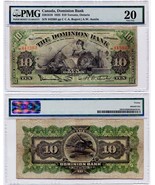 1925 Dominon Bank $10.00 Ten Dollar Note Very Fine - $13,685.80 MXN