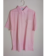 NEW Sunrise Pink Short Sleeve Polo Shirt Men&#39;s Size L - $296.28 MXN