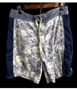 American Eagle Board Swim Trunks Shorts Mens Size 34 Hawaiian Tropical S... - $23.57