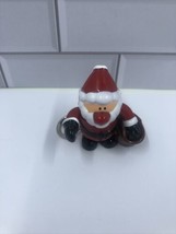 Christmas-Santa Claus Keychain,  Movable Arm, Santa Claus Christmas - $2.92