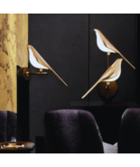 Nordic LED Bird Wall Lamp - minimalist bird lamp, bedside light, corrido... - $46.99