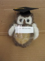 NOS Boyds Bears Mr B Wise Graduation Gift Card Holder Plush Owl B66 E* - £21.37 GBP