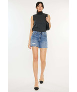 Kancan Distressed High Waist Denim Shorts - $66.28 CAD