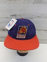 NWT Vintage Phoenix Suns Logo 7 Hat 1990s Deadstock NBA Basketball Snapback Cap - £70.04 GBP