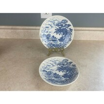 Vintage Wedgwood Co. England Countryside Set Of 2 Saucers - $17.60 CAD