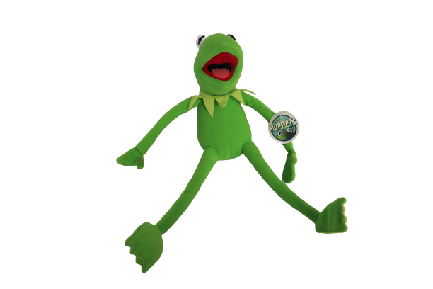 Vintage Nanco Jim Henson Muppets Kermit the Frog Push Stuffed Animal - $24.99
