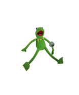 Vintage Nanco Jim Henson Muppets Kermit the Frog Push Stuffed Animal - $466.66 MXN