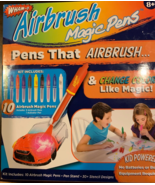As Seen On TV Airbrush Magic Pens Wham-O 10 Pens - $18.80