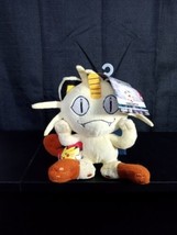 Pokémon Meowth plush Diamond And Pearl Team Rockett Doll 7&quot; Jakks Tags 2007 - £7.64 GBP