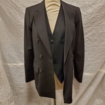 DKNY Women&#39;s Black Vest and Blazer Set, Vest Size P, Blazer Size 2 - £46.92 GBP