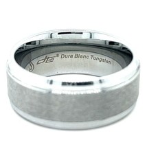 10mm Dura Blanc Tungsten Ring 11.5 - £144.92 GBP