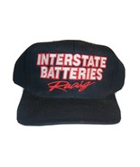 Vintage 90s Interstate Batteries SnapBack Black Racing Hat - $205.56 MXN