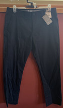 Lee Active Stretch Slim Fit Straight Flat Front Black Khaki Pants Men’s ... - £14.08 GBP