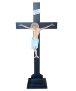 45" Traditional Greek Orthodox Body of Christ Standing Wall Crucifix Cross 114cm - $336.60