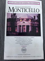 Thomas Jefferson&#39;s Monticello booklet mailer 1983 - £7.86 GBP