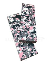 Re-Cone Stone Pink Web Multi Color Knife Handle Scale. - £18.37 GBP