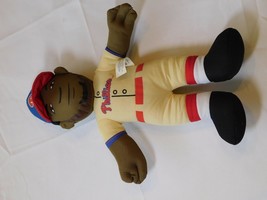 Philadelphia Phillies 9 Dominic Brown Stuffed Baseball player 14&quot; Tall Toy - £14.10 GBP