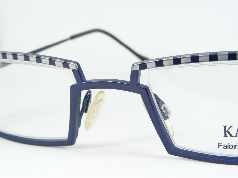 KARAVAN 5318 587 BLUE /SILVER EYEGLASSES GLASSES METAL FRAME 46-20-140mm France Item image 7