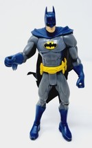 Classic Batman BLUE/GREY 6&quot; Action Figure Mattel 2003 Dc Comics Gray - £5.59 GBP