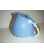 Hall China Rose Parade Teapot Cadet Blue - 3 Cup Tea for Two - Missing Lid - £7.91 GBP