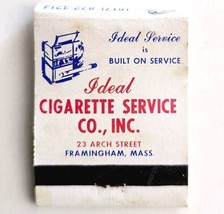 Ideal Cigarette Service Inc Vintage Matchbook Vending Matches Unstruck E19J - $181.07 MXN
