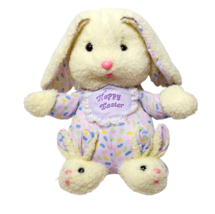 20&quot; Vintage 1991 Happiness Aid Bunny Rabbit Happy Easter Stuffed Animal Plush - £52.39 GBP