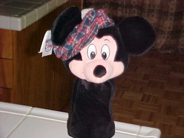 12&quot; Disney Mickey Mouse Club Plush Head Cover With Tags The Disney Store - £47.36 GBP