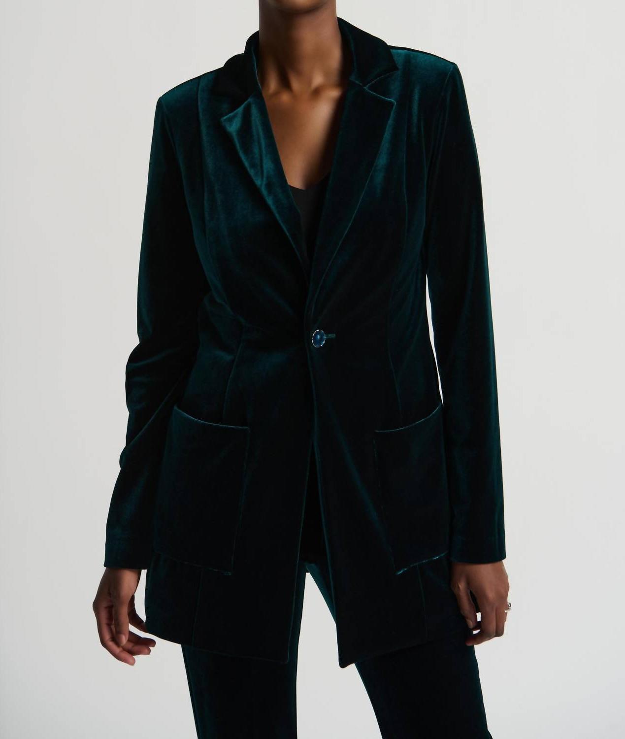 Joseph Ribkoff Velvet Long Blazer Size 8 - $133.65
