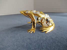 Swarovski crystal Charming Temptations frog tree ornament KG&amp;C Austria - $23.47