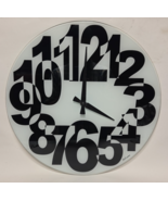 RARE 1960s - 1970s Vintage Bert Lambers Mod Pop Op Art Clock 17&quot; Quartz ... - $1,884.72 MXN
