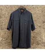 Ariat Men&#39;s Rebar Made Tough VentTEK DuraStretch XL Navy Shirt 10025388 - $43.99