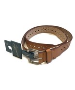 Womens Laser Cut Belt Universal Thread Acorn Light Brown Leather Sizes S... - £8.20 GBP