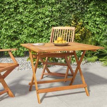 Outdoor Garden Patio Wooden Folding Coffee Tea Lunch Dinner Dining Table... - £60.73 GBP+