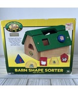 Vintage 1998 RARE ERTL John Deere KIDS Wood Barn Shape Sorter NEW 18 Mon... - £65.97 GBP