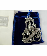 Vintage Avon 2001 Partridge In A Pear Tree Pewter Ornament 3&quot; - $20.29 CAD
