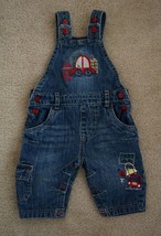 ST.BERNARD Boy&#39;s 100% Cotton Denim Overall One-Piece Size 3-6 Month Pre-Owned - £5.97 GBP