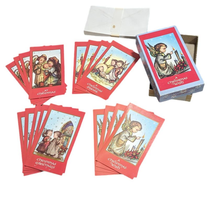 Little Angels Christmas Card Assortment With Scripture Text Vintage Cath... - £19.46 GBP