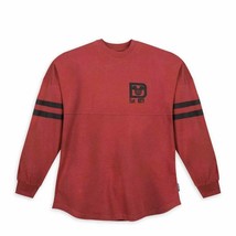 Disney World Men&#39;s Jersey Medium Brick Red Vintage Sweater Clothing Adults Walt - £43.69 GBP