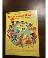 Disney 1966 Disneyland It&#39;s A Small World Punch Out Whitman Paper Dolls ... - $59.40