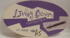 LIVING COLOUR / VERNON REID - ORIGINAL CLOTH TOUR BACKSTAGE PASS ***LAST... - $186.40 MXN