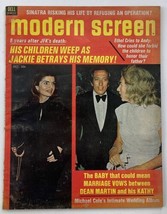 VTG Modern Screen Magazine December 1971 Vol 65 #12 Jackie Kennedy No Label - £14.87 GBP