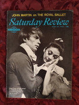 Saturday Review April 27 1963 Margot Fonteyn Rudolf Nureyev Ninette De Valois - £17.20 GBP