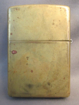 Vintage Cigarette Zippo Lighter Solid Brass 2000 - £31.69 GBP