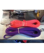 Dog Leash 1&#39;&#39; Webbing 2 Ply Matching Adjustable Collar - $414.87 MXN