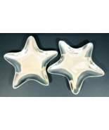 Pewter Star Dishes Set of 2 For Trinkets Candy Etc 8 Inches - $374.24 MXN