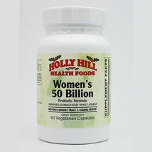 Holly Hill Health Foods, Women&#39;s 50 Billion Probiotic, 60 Vegetarian Cap... - $54.69